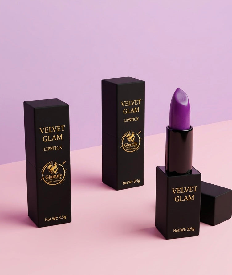 Velvet Matte Lipstick | Long Lasting Luxury Lip Color – Glamify