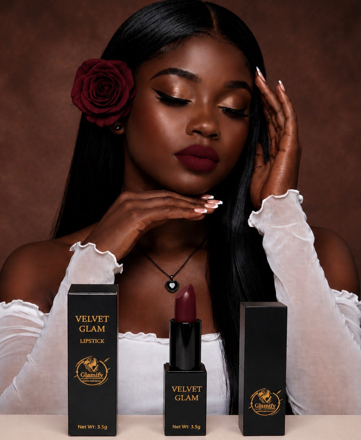 Velvet Matte Lipstick | Long Lasting Luxury Lip Color – Glamify