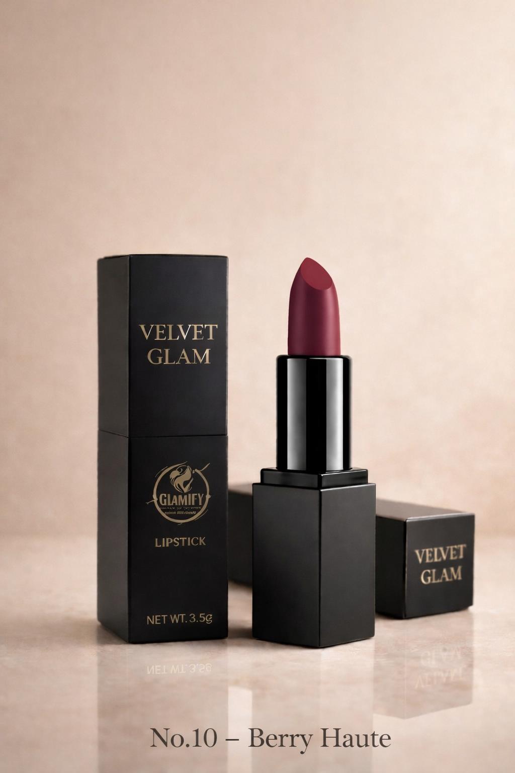 Velvet Matte Lipstick | Long Lasting Luxury Lip Color – Glamify