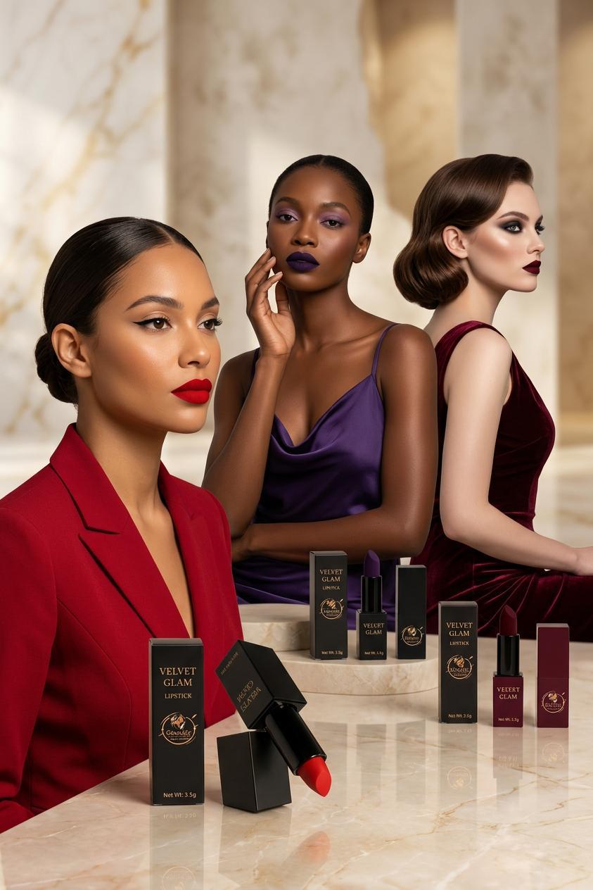 Velvet Matte Lipstick | Long Lasting Luxury Lip Color – Glamify